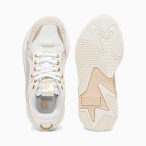 RS-X Glimmer Women's Sneakers, PUMA White-Gold-Warm White, extralarge