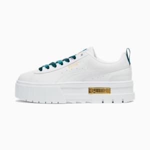  PUMA Zapatillas Mayze Stack Edgy Pearl para mujer, Puma  Blanco-malvavisco-oro : Ropa, Zapatos y Joyería