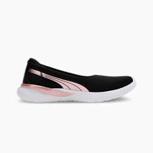 Puma Evelyn Softride Women's Ballerinas, PUMA Black-Rose Gold-PUMA White, extralarge-IND