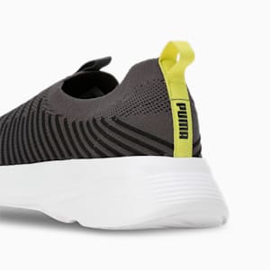 Kardio Men's Slip-On Shoes, PUMA Black-Dark Coal-Lime Sheen, extralarge-IND