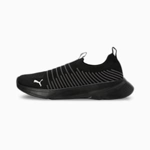 PUMA Kardio Men's Slip-On Shoes, PUMA Black-Dark Coal-PUMA White, extralarge-IND