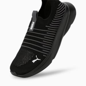 PUMA Kardio Men's Slip-On Shoes, PUMA Black-Dark Coal-PUMA White, extralarge-IND