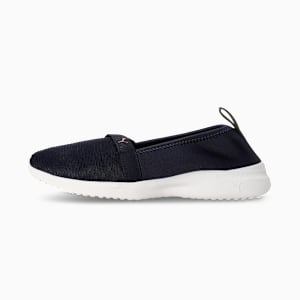 Adelina Glam Women's Ballerinas, PUMA Navy-PUMA White-Future Pink, extralarge-IND