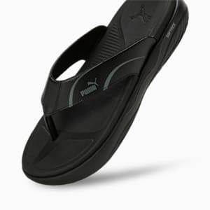 Softride Seave Xpress Men's Flip-Flops, PUMA Black-Mineral Gray, extralarge-IND