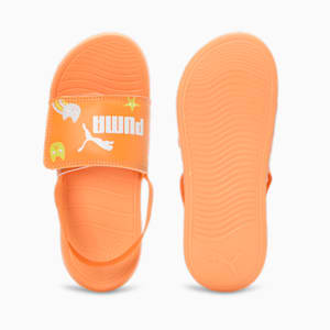 Popcat 20 Backstrap V2 Kid's Sandals, PUMA Black-Clementine-PUMA White, extralarge-IND