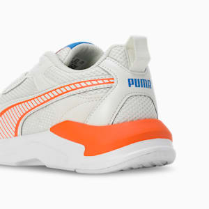 Puma X-Ray Grilion V1 Youth Sneakers, Vapor Gray-Rickie Orange-PUMA White, extralarge-IND