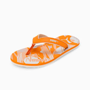 Terra Women's Flip-Flops, Clementine-Peach Fizz-Warm White, extralarge-IND