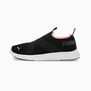 Runwise Women's Slip-On Shoes, PUMA Black-Pink Lilac-Mineral Gray, extralarge-IND