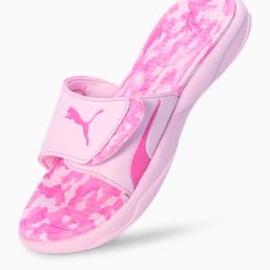 Royalcat Comfort Softride Daze Women's Slides, Fast Pink-Pink Lilac-Whisp Of Pink, extralarge-IND