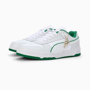 RBD Game Low x HARRDY SANDHU Men's Sneakers, PUMA White-Feather Gray-Vine, extralarge-IND