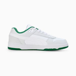 RBD Game Low x HARRDY SANDHU Men's Sneakers, PUMA White-Feather Gray-Vine, extralarge-IND