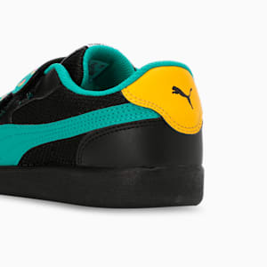 PUMA Prismy Kid's Sneakers, PUMA Black-Sparkling Green-Yellow Sizzle, extralarge-IND
