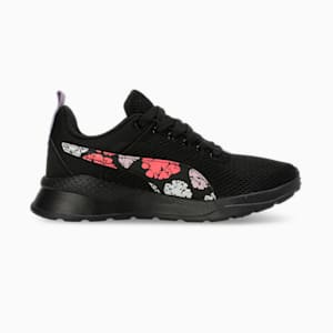 Anzarun Flora Youth Sneakers, PUMA Black-Vivid Violet-Passionfruit, extralarge-IND