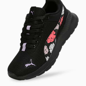 Anzarun Flora Youth Sneakers, PUMA Black-Vivid Violet-Passionfruit, extralarge-IND