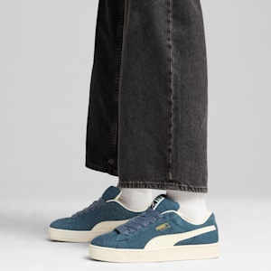 Tenis Suede XL Hairy, Gray Skies-Frosted Ivory, extralarge