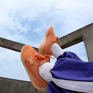 Palermo Hairy Sneakers, Bright Melon-Maple Syrup, extralarge-IND