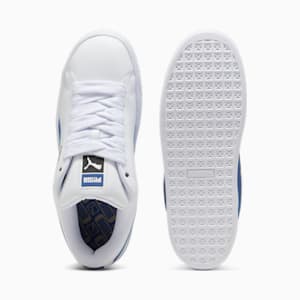 Suede XL Leather Sneakers, PUMA White-Clyde Royal, extralarge