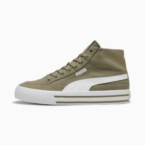 Tenis Court Classic Formstrip Mid, Velvet Moss-PUMA White, extralarge