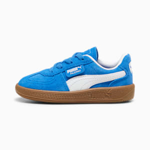 Tenis Palermo para niños, Hyperlink Blue-PUMA White, extralarge