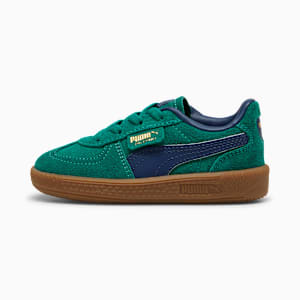 Tenis Palermo para niños, Wild Green-Persian Blue, extralarge