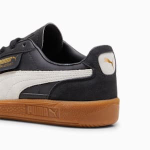 Baskets en cuir Palermo Enfant et Adolescent, PUMA Black-Feather Gray-Gum, extralarge