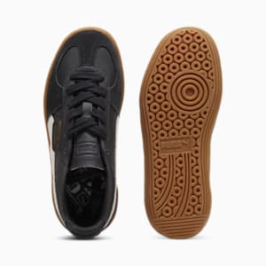 Tenis de piel para niños grandes Palermo, Cheap Jmksport Jordan Outlet Black-Feather Gray-Gum, extralarge