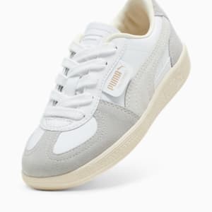 Baskets en cuir Palermo Bébé, PUMA White-Cool Light Gray-Sugared Almond, extralarge