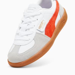 Baskets en cuir Palermo Bébé, PUMA White-Redmazing-Gum, extralarge