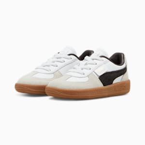 Palermo Leather Toddlers' Sneakers, Cheap Jmksport Jordan Outlet White-Vapor Gray-Gum, extralarge