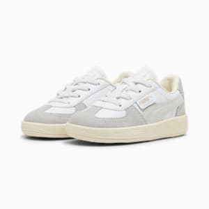 Baskets en cuir Palermo Bébé, PUMA White-Cool Light Gray-Sugared Almond, extralarge