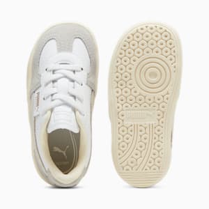 Tenis Bebé Palermo Leather, PUMA White-Cool Light Gray-Sugared Almond, extralarge