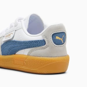 Tenis Bebé Palermo Leather, PUMA White-Blue Horizon-Gum, extralarge