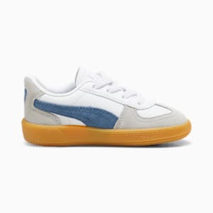 Tenis Bebé Palermo Leather, PUMA White-Blue Horizon-Gum, extralarge