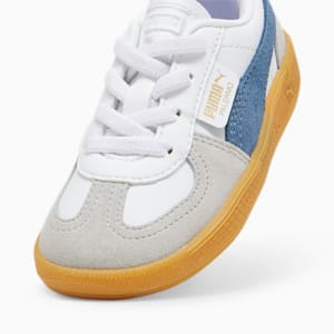 Baskets en cuir Palermo Bébé, PUMA White-Blue Horizon-Gum, extralarge