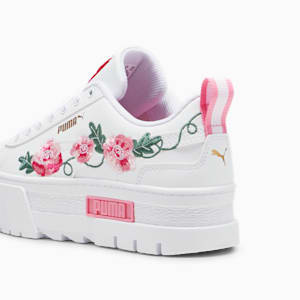 Mayze Embroidery Big Kids' Sneakers, Cheap Jmksport Jordan Outlet Ultra White-Fast Pink-Vine, extralarge