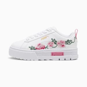 Mayze Embroidery Little Kids' Sneakers, Cheap Jmksport Jordan Outlet White-Fast Pink-Vine, extralarge