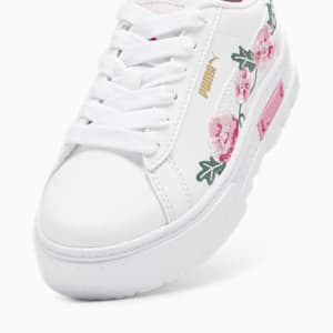 Mayze Embroidery Little Kids' Sneakers, Cheap Jmksport Jordan Outlet White-Fast Pink-Vine, extralarge