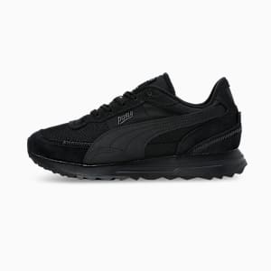 Road Rider Suede Sneakers, PUMA Black-PUMA Black, extralarge-IND