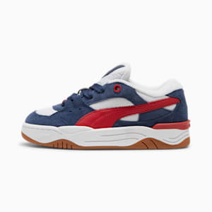 PUMA-180 Texture Big Kids' Sneakers, Club Navy-Silver Mist, extralarge