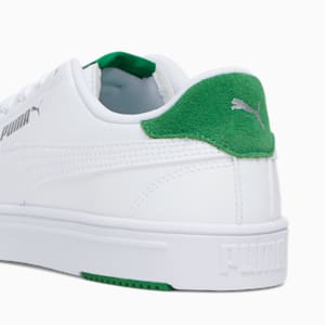 Serve Pro Lite Women's Sneakers, Puma high White-Puma high White-Amazon Green-Puma high Silver, extralarge