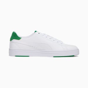 Serve Pro Lite Women's Sneakers, Puma high White-Puma high White-Amazon Green-Puma high Silver, extralarge