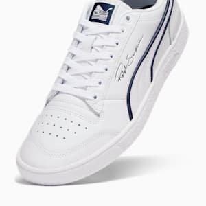 Tenis para hombre PUMA x TMC Ralph Sampson All Star, PUMA White-PUMA Navy-PUMA Silver, extralarge