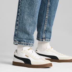 Tenis PUMA Club II Era, PUMA White-PUMA Black-Vapor Gray, extralarge