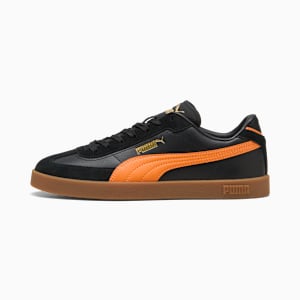 PUMA Club II Era Sneakers Unisex, PUMA Black-Orange Glo, extralarge-GBR