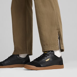 Tenis para hombre PUMA Club 5v5 Lux, PUMA Black-PUMA Black-PUMA Gold, extralarge
