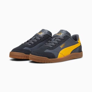 PUMA Club 5v5 Lux OG Men's Sneakers, Strong Gray-Tangerine-PUMA Gold, extralarge