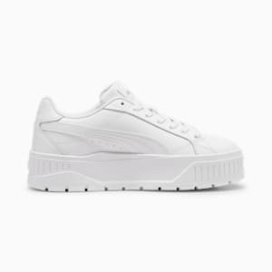 ウィメンズ カルメン 2 レザー スニーカー, PUMA White-PUMA White-PUMA Silver, extralarge-JPN