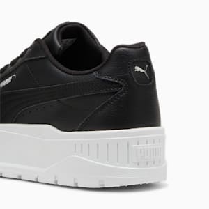 ウィメンズ カルメン 2 レザー スニーカー, PUMA Black-PUMA Black-PUMA White, extralarge-JPN