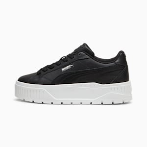 ウィメンズ カルメン 2 レザー スニーカー, PUMA Black-PUMA Black-PUMA White, extralarge-JPN