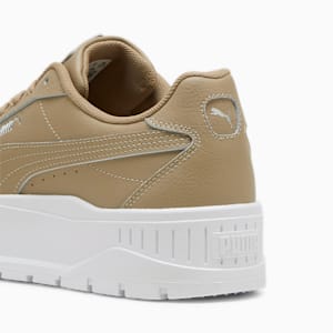 ウィメンズ カルメン 2 レザー スニーカー, Oak Branch-Oak Branch-PUMA Silver, extralarge-JPN